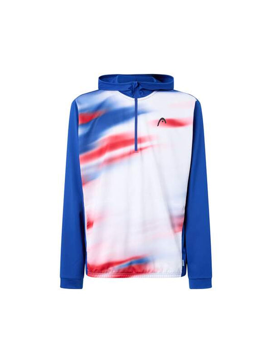 TOPSPIN Hoodie Men Azul Royal  (Padrão)- Catálogo